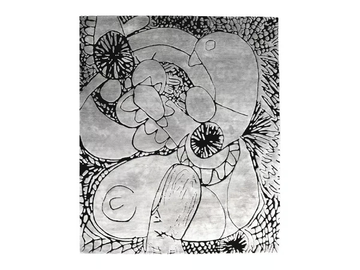 AUTOMATIC DRAWING - Custom handmade rug by HENZEL STUDIO - view 2